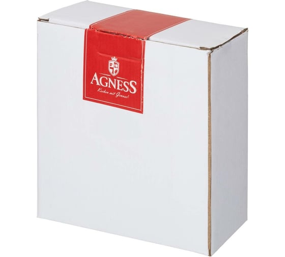 Форма для запекания Agness Фрукты с крышкой 1200 мл 21.5x19x10 см 792-110