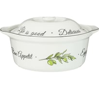 Форма для запекания Agness BON APPETIT с крышкой 1200 мл 21.5x19x10 см 792-090