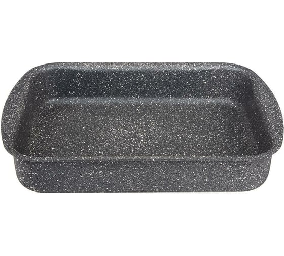 Форма Agness ПРЕМИУМ GRACE прямоугольная 35x26x6.5 см трехслойное покрытие GRANIT, PFOA FREE 936-727