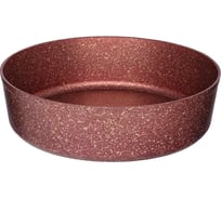 Форма Agness ПРЕМИУМ RED QUEEN круглая 28x8 см трехслойное покрытие GRANIT, PFOA FREE 936-708