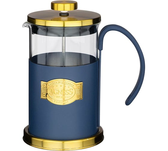 Френч-пресс Agness NAVY STYLE 600 мл 894-129