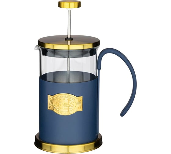 Френч-пресс Agness NAVY STYLE 600 мл 894-129