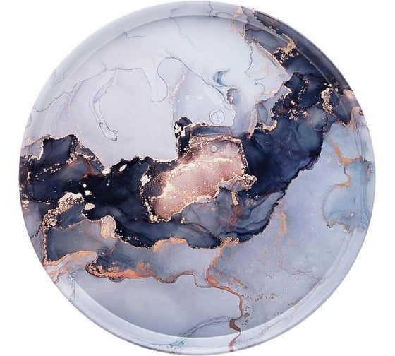Сервировочный поднос Agness MOON ART 33х2.1 см 898-030