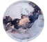 Сервировочный поднос Agness MOON ART 33х2.1 см 898-030 1