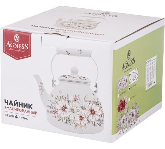 Эмалированный чайник Agness Дворцовый Парк 4 л 934-433