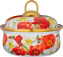 Эмалированная сахарница Agness МАКИ 850 мл 950-475