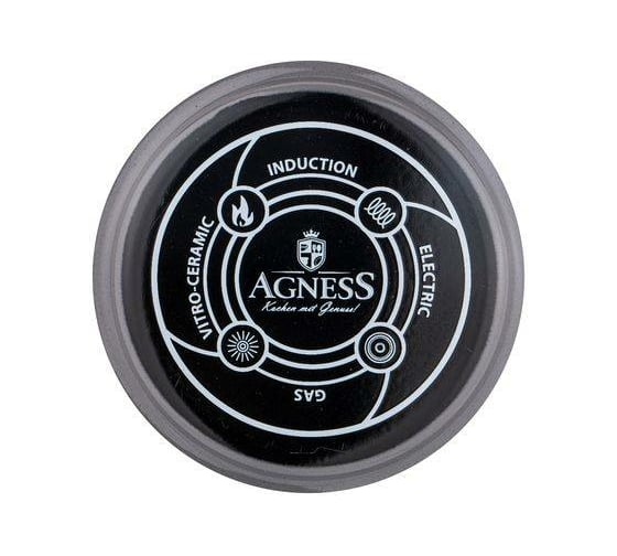 Эмалированный чайник Agness DELUXE 1.1 л, подходит для индукции 951-140
