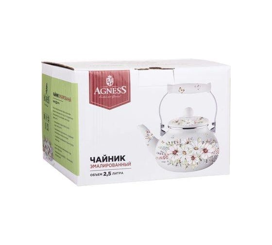 Эмалированный чайник Agness Дворцовый Парк 2.5 л 934-431