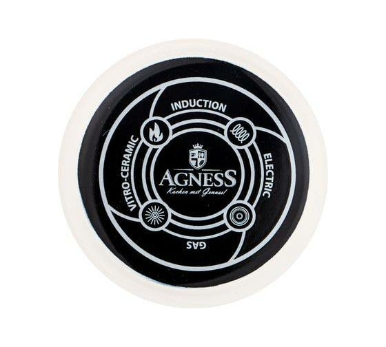 Эмалированный чайник Agness DELUXE 1.1 л, подходит для индукции 951-106
