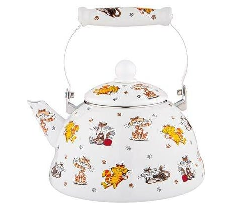 Эмалированный чайник Agness Весёлые Друзья 3 л 934-387