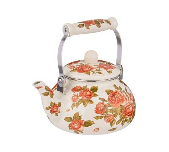 Эмалированный чайник Agness Корейская Роза 2.5 л 934-396