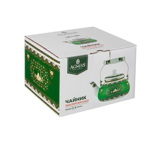 Эмалированный чайник Agness Сура 2.5 л 934-329
