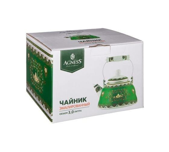 Эмалированный чайник Agness Сура 3 л 934-325
