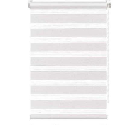 Рулонная штора FixLine AMIGO BASE День-Ночь 40x160 см, белый 21170