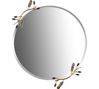 Настенное зеркало BOGACHO Oliva Branch бронзового цвета 79038/бронзовый