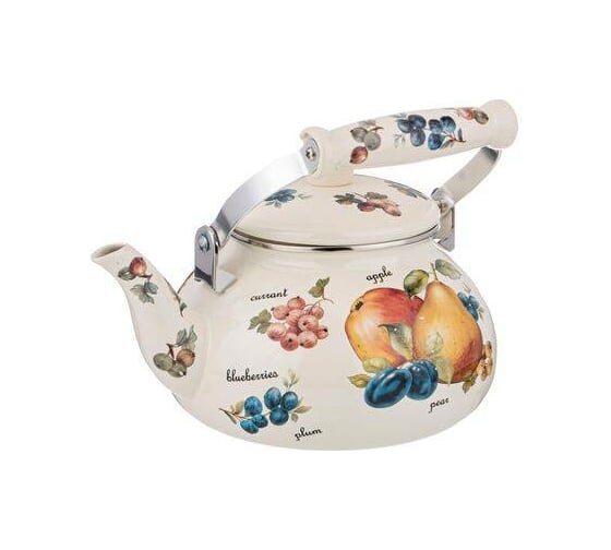 Эмалированный чайник Agness Фрукты 2.5 л 934-426