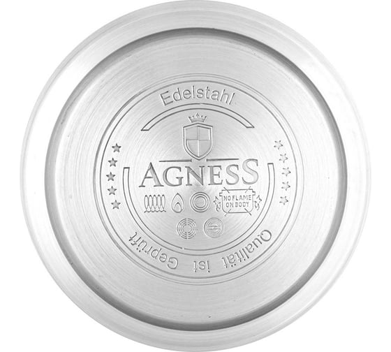 Чайник Agness Meadow со свистком, 3 л термоаккумулирующее дно, индукция 937-838