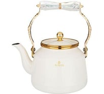 Эмалированный чайник Agness Тюдор со складывающейся ручкой, 2.5 л 950-235