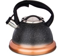 Чайник Agness Mercury со свистком, 3 л с индукционным капсульным дном 907-074