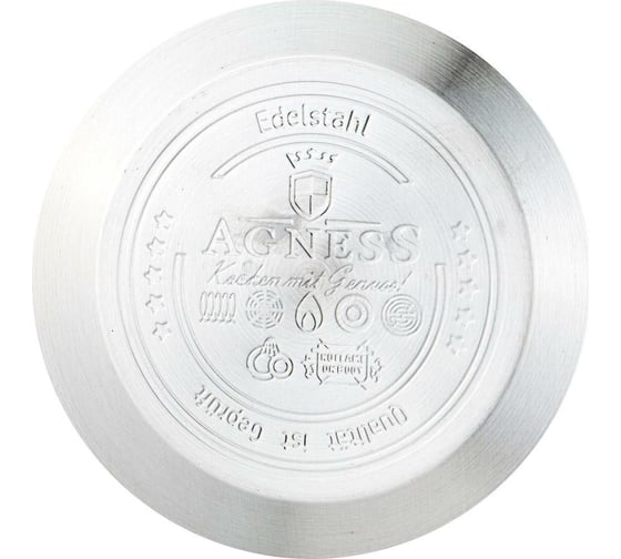 Чайник Agness со свистком 2.5 л, индукционное дно 907-064