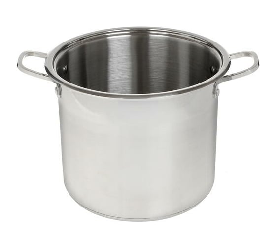 Кастрюля Webber BE-128-10L из нержавеющей стали 10 литров, 24x21 см 0R-00006128