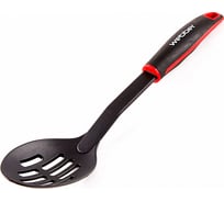 Ложка-шумовка Webber BE-1157N Classic Tomato черный с красным 0R-00006763