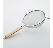 Сито-дуршлаг Webber BE-7341/1 нержавеющая сталь диаметр 20 см деревянная ручка 48 0R-00004179