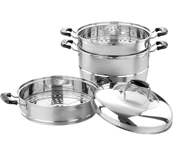 Мантоварка-пароварка Webber R BE-085 нержавеющая сталь диаметр 28 см Р1-00005886