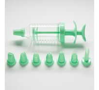 Кулинарный декоратор Webber BE-0381 с 8 насадками 18 см шприц 48 0R-00002255
