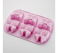 Форма для выпечки 6 кексов Webber BE-4471S Махаон 0R-00003880