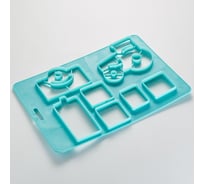 Форма для вырубки из теста Webber BE-4429 r 3D бирюзовый 0R-00004842
