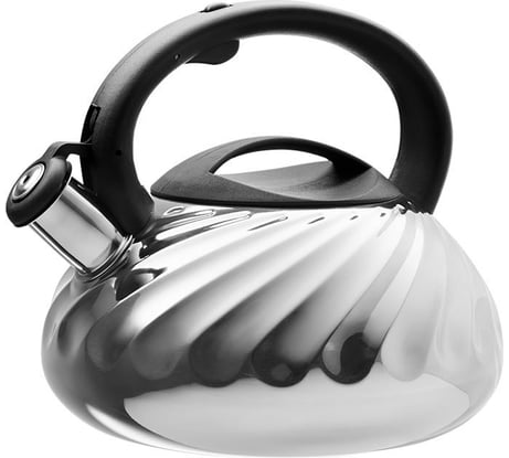 Чайник Webber BE-0590 R из нержавеющей стали со свистком 3 л 12 0R-00006689