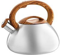 Чайник Webber BE-0593 из нержавеющей стали со свистком 3 л, сатин 12 Р1-00003624