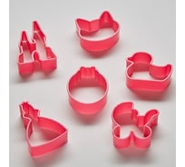 Набор форм для печенья Webber Принцесса BE-4424/6 r 6 предметов 60 0R-00002260