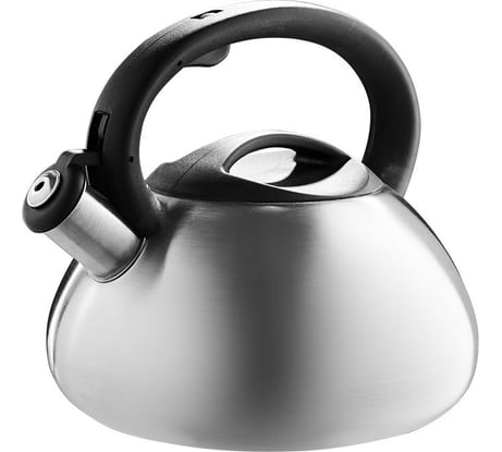 Чайник Webber BE-0587 из нержавеющей стали со свистком 3 л, сатин 12 0Р-00015300