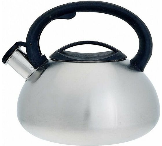 Чайник Webber BE-0587 из нержавеющей стали со свистком 3 л, сатин 12 0Р-00015300