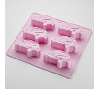 Форма для выпечки 6 кексов Webber BE-4473S Машинки 0R-00003887