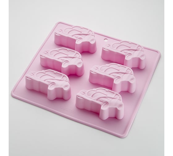 Форма для выпечки 6 кексов Webber BE-4473S Машинки 0R-00003887
