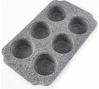 Форма для выпечки 6 кексов Webber BE-4608N-1 30x18x3 см Р1-00003822