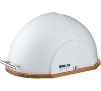 Деревянная хлебница Agness NATIVE с пластиковой крышкой 36x26x20 см 938-010