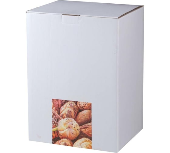 Деревянная хлебница Agness NATIVE с пластиковой крышкой 36x26x20 см 938-010