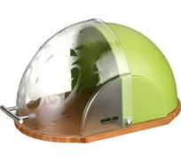 Деревянная хлебница Agness FRESH с комбинированной крышкой 36x26x20 см 938-012
