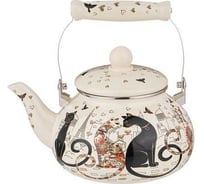 Эмалированный чайник Agness Парижские Коты 2.5 л 934-391