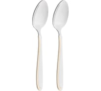 Набор чайных ложек Agness 2 шт длина 14 см малая упаковка 40 шт 942-103