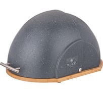 Деревянная хлебница Agness с пластиковой крышкой 36x26x20 см 938-067