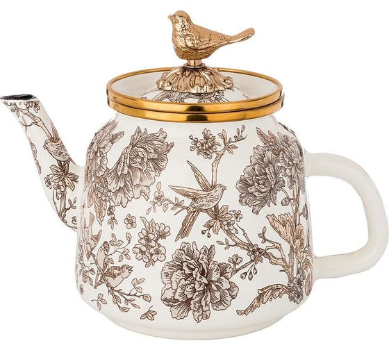 Эмалированный чайник Agness Royal Garden 1 л для индукционных плит 950-087 1