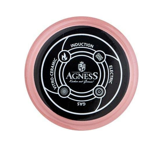 Эмалированный чайник Agness DELUXE 1.1 л, подходит для индукции 951-120