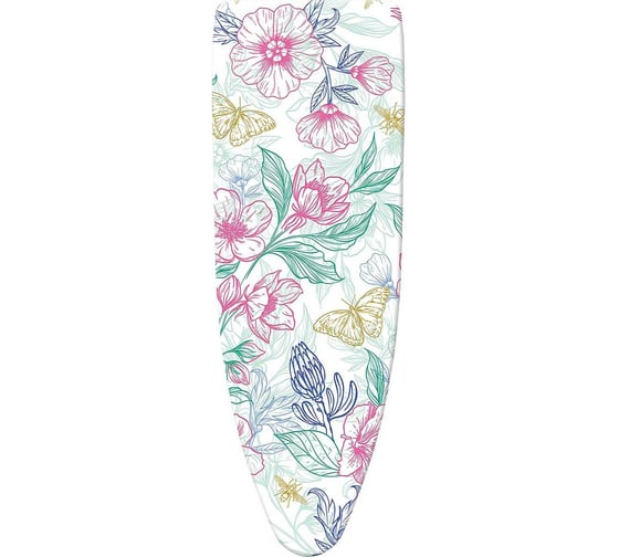 Универсальный чехол для гладильной доски Nika ЧП2/Цветы 1