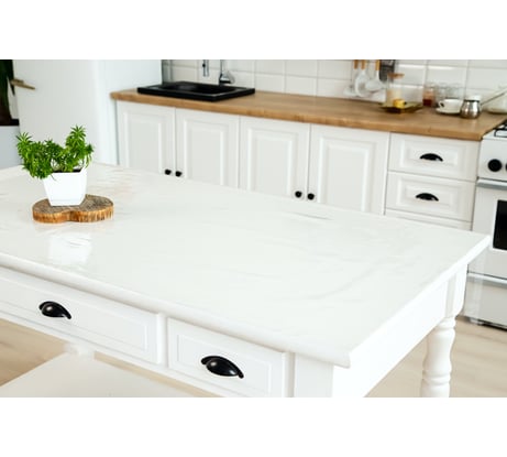 Скатерть Домовой Прошка гибкое стекло ПВХ 0,5 мм, размер 100x60 см 12859