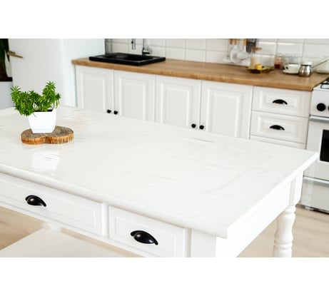 Скатерть Домовой Прошка гибкое стекло ПВХ 0,25 мм, размер 140x105 см 10248